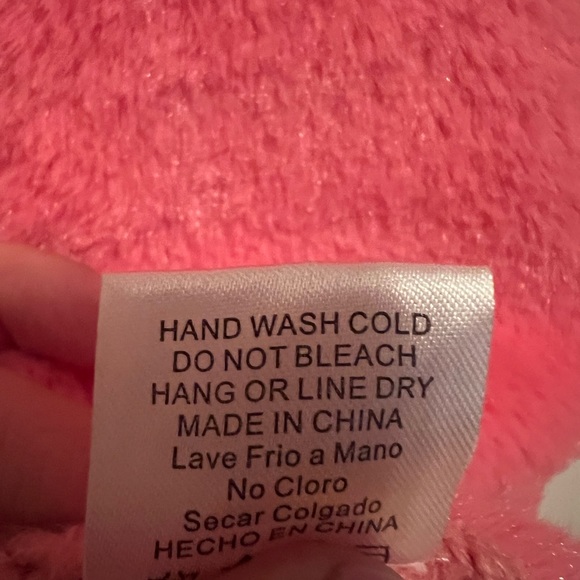 12th Heart Women’s Long Line Open Front Sweater/Fabric Vest w/Faux Fur Pink S - Picture 5 of 12